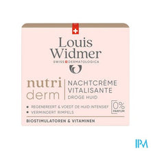 Charger l'image dans la galerie, Widmer Nutriderm Nachtcreme Vitalisante Zonder Parfum 50ml
