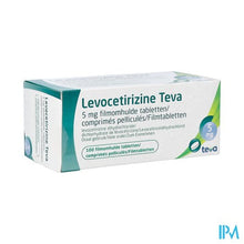 Afbeelding in Gallery-weergave laden, Levocetirizine Teva 5mg Filmomh Tabl 100 X 5mg