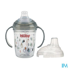 Afbeelding in Gallery-weergave laden, Nuby Antilekbeker Uit Tritan Met Print 240ml 6m+