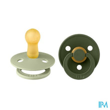 Afbeelding in Gallery-weergave laden, Bibs 2 Fopspeen Duo Sage Hunter Green