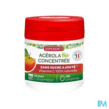 Afbeelding in Gallery-weergave laden, Superdiet Acerola Geconcentreerd Bio Kauwtabl 30