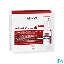Afbeelding in Gallery-weergave laden, Vichy Dercos Aminexil Clinical 5 Women Amp 21x6ml
