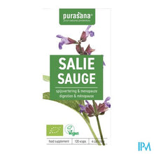 Afbeelding in Gallery-weergave laden, Purasana Salie 250mg Bio V-caps 120