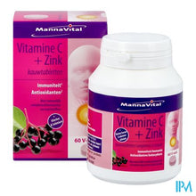 Charger l'image dans la galerie, Mannavita Vitamine C + Zink Kauwtabl 60