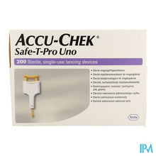Afbeelding in Gallery-weergave laden, Accu Chek Safe T Pro Plus Uno Steriel Wegwerp 200