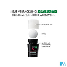 Load image into Gallery viewer, Vichy Homme Deo Extr. Controle 72u Roller 50ml Nf