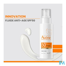 Afbeelding in Gallery-weergave laden, Avene Zon Spf50 A/age Fluide 40ml