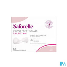 Afbeelding in Gallery-weergave laden, Saforelle Menstruatiecups Pack Comfort 12h T1
