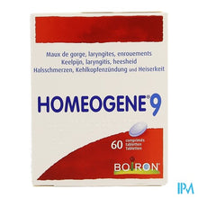Afbeelding in Gallery-weergave laden, Homeogene N 9 Comp 60 Boiron