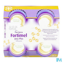 Load image into Gallery viewer, Fortimel Jucy Plus Peer Vlierbloes. 4x200ml 185088