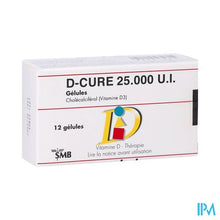 Load image into Gallery viewer, D-cure 25000ie Gelulen 12