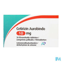Afbeelding in Gallery-weergave laden, Cetirizin Aurobindo 10mg Filmomh Tabl 20