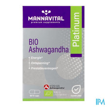 Afbeelding in Gallery-weergave laden, Mannavital Ashwagandha V-caps 60