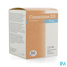 Charger l'image dans la galerie, Cinnarizine EG Caps 100 X 75 Mg