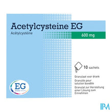 Afbeelding in Gallery-weergave laden, Acetylcysteine EG Sach 10X600Mg