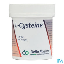 Afbeelding in Gallery-weergave laden, l-cysteine 500mg + Vit C-b6 V-caps 60 Deba