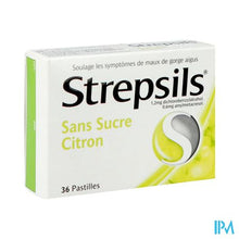 Load image into Gallery viewer, Strepsils Suikervrij Citroen Past 36