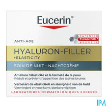 Load image into Gallery viewer, Eucerin Hyaluron Filler+elast. Nacht Cr 50ml Nf