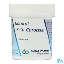 Afbeelding in Gallery-weergave laden, Beta Carotene Caps 120 Deba
