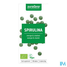 Afbeelding in Gallery-weergave laden, Purasana Vegan Spirulina Bio Tabl 180