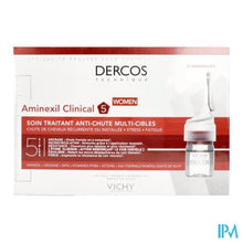 Charger l'image dans la galerie, Vichy Dercos Aminexil Clinical 5 Women Amp 21x6ml