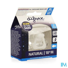 Afbeelding in Gallery-weergave laden, Difrax Fopspeen Natural 18m+ Nacht