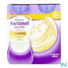 Afbeelding in Gallery-weergave laden, Fortimel Jucy Plus Peer Vlierbloes. 4x200ml 185088