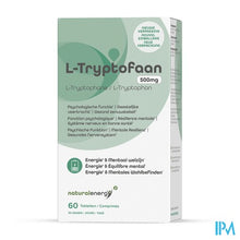 Afbeelding in Gallery-weergave laden, Natural Energy l-tryptofaan 500mg Tabl 60
