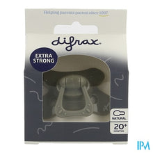 Afbeelding in Gallery-weergave laden, Difrax Fopspeen Natural 20m+ Uni Grijs
