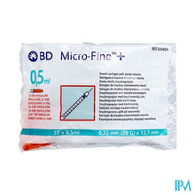 Afbeelding in Gallery-weergave laden, Microfine Ins.spuit 0,5ml 29g 12,7mm 10 324824
