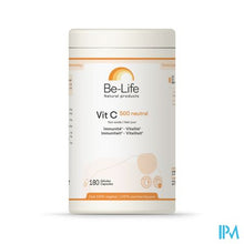 Afbeelding in Gallery-weergave laden, Vit C 500 Neutral Be Life Caps180 Nf Verv. 4509352