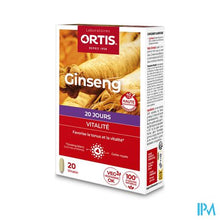 Charger l'image dans la galerie, Ortis Vitalite Ginseng 20 Tabl 20