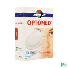 Load image into Gallery viewer, Optomed Oogkompres Adh Latexvrij 96x66mm 10 70118