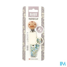 Load image into Gallery viewer, Bibs Fopspeenketting Liberty Ivory&sage