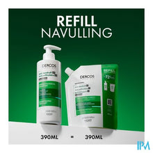 Afbeelding in Gallery-weergave laden, Vichy Dercos Sh A/roos Vet Haar Refill 390ml