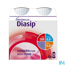 Charger l'image dans la galerie, Diasip Aardbei Fles 4x200ml Nf