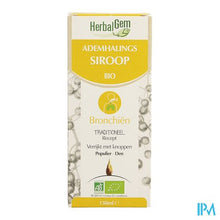 Afbeelding in Gallery-weergave laden, Herbalgem Siroop Ademhaling Bio Kind-volw 150ml