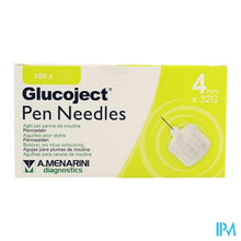Load image into Gallery viewer, Glucoject Pen Needles 4mm 32g