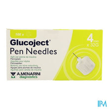 Afbeelding in Gallery-weergave laden, Glucoject Pen Needles 4mm 32g