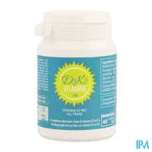 Load image into Gallery viewer, Vitamine D3 K2 Cbf Softgels 60
