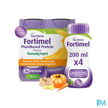 Afbeelding in Gallery-weergave laden, Fortimel Plantbased Pr.2kcal Pom./wor./gem.4x200ml
