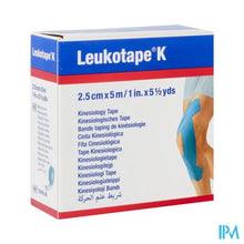 Charger l'image dans la galerie, Leukotape K Kleefwindel Elast Blauw 2,5cmx5m 1
