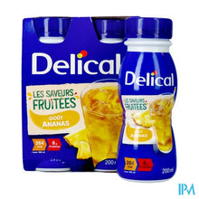 Afbeelding in Gallery-weergave laden, Delical Fruitdrink Ananas 4x200ml