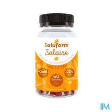 Afbeelding in Gallery-weergave laden, Soluform Solaire Vit A C Koper Lycopeen Gummies 60