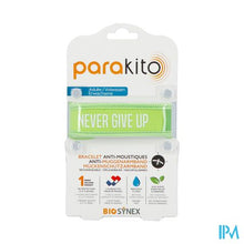 Load image into Gallery viewer, Para'kito Armband Volwassen Never Give Up Groen