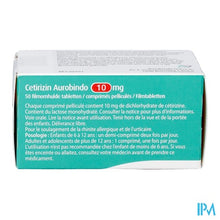Afbeelding in Gallery-weergave laden, Cetirizin Aurobindo 10mg Filmomh Tabl 50