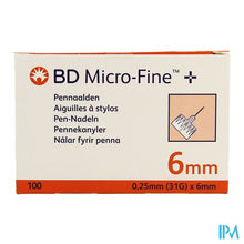 Afbeelding in Gallery-weergave laden, Bd Microfine Pennaalden 0,25mm 31g 6mm 100 320734