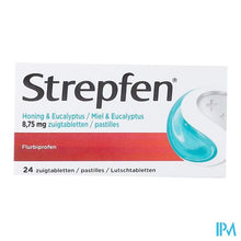 Afbeelding in Gallery-weergave laden, Strepfen Miel&eucalyptus 8,75mg Zuigtabl 24