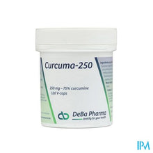Afbeelding in Gallery-weergave laden, Curcuma-250 Caps 120 Deba