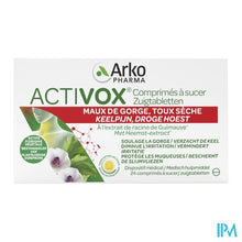 Load image into Gallery viewer, Activox Keelpijn Zuigtabletten 24